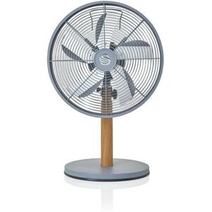 Swan 12 Inch Nordic Grey Desk Fan