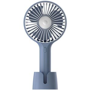 LUNE Usb Charging Portable Fan Mini Portable Charging Stand Fan (Blue)