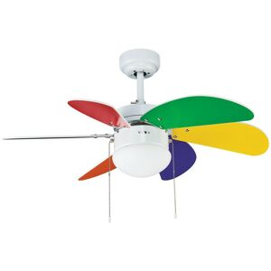 Cristalrecord - Cristal Record Tabit Ceiling Fan 84cm Multicoloured