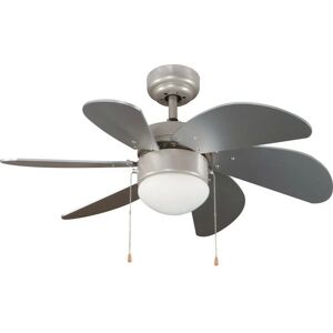 Cristalrecord - Cristal Record Tabit Ceiling Fan 84cm Silver