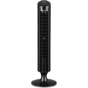 Monzana - Tower Fan remote control 3 Speed Levels Timer 70° Oscillation Whisper-quiet Fan Pedestal Fan - Black