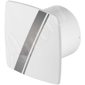 Awenta - White Kitchen Bathroom Wall Extractor Fan 100mm linea Style Standard