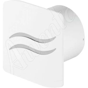 Awenta - White Kitchen Bathroom Wall Extractor Fan 100mm Standard Ventilation Extraction