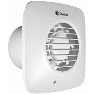 Simply Silent DX100BS 100mm Standard Square Extractor Fan 2 Speed Square - White - Xpelair