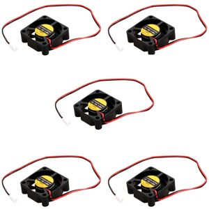 Tlily - 5 Pcs 30mm x 10mm 3010S 12V 0.06A Brushless dc Cooling Fan