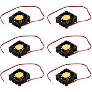 Tlily - 6 Pcs 30mm x 10mm 3010S 12V 0.06A Brushless dc Cooling Fan