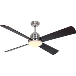 CASAFAN Ceiling Fan Libeccio Chrome with Light & Remote