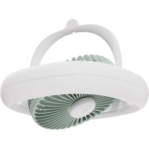 Tlily - Ceiling Fan Remote Control Oscillating 7inch 4000mah 4 Gears and Warm Light Led Lamp usb Desk Fan-A