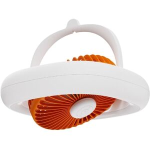 Tlily - Ceiling Fan Remote Control Oscillating 7inch 4000mah 4 Gears and Warm Light Led Lamp usb Desk Fan-B