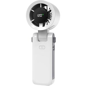 Tlily - Foldable Handheld Fan 120 Speed Wind Personal Fans Mini Turbo usb Rechargeable for Outdoor Travel a