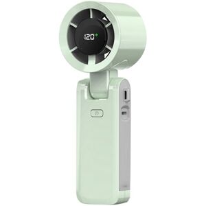 Tlily - Foldable Handheld Fan 120 Speed Wind Personal Fans Mini Turbo usb Rechargeable for Outdoor Travel b