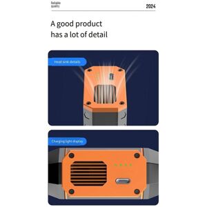 Tlily - New X5 Violent Turbo Fan 130,000 Rpm High-Speed Brushless Motor Vehicle Dust Blower Blowing and Suction Jet