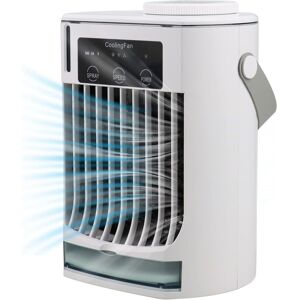 TONCHEAN Portable ac Fan, Mini usb Personal Air Conditioner Fan with 3 Speeds, Desk Air Cooler with Touch Screen, for Room, Tent, Bedroom, Car, rv and Camping