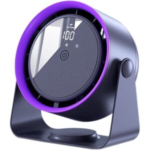 Tlily - Silent Desktop Electric Fan 360° Rotation Home Office usb Charging Portable Air Cooling Circulating