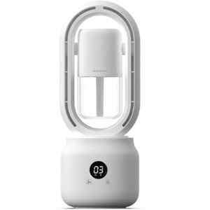 Tlily - Summer Water Cooled Mist Electric Fan usb Rechargeable Portable Wireless Air Humidifier Bladeless Ventilator