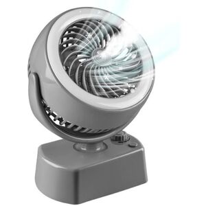 Tinor - Wireless Desk Fan, Portable Misting Fan, Rechargeable Table Fan, Quiet usb Desk Fan, Mini Fan Humidifier Night Light Battery Operated Travel