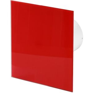 Awenta - 125mm Pull Cord Extractor Fan Shiny Red Glass Front Panel trax Wall Ceiling Ventilation Awenta - 125mm Pull Cord Extractor Fan Shiny Red Glass Front Panel trax Wall Ceiling Ventilation