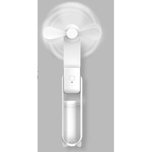 Cyslmuk - 1PC Handheld Fan, Mini Portable Fan, White, usb Rechargeable Battery Powered, Foldable Quiet Personal Fan Cyslmuk - 1PC Handheld Fan, Mini Portable Fan, White, usb Rechargeable Battery Powered, Foldable Quiet Personal Fan