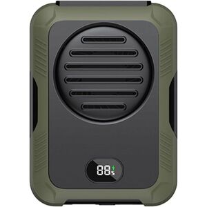 COOCHEER 2000mAh Portable Waist Clip Fan, USB Rechargeable Mini Neck Fan, Belt Fan, Wearable Belt Fan for T-Shirts, Jackets, Hiking, Cycling (Green) COOCHEER 2000mAh Portable Waist Clip Fan, USB Rechargeable Mini Neck Fan, Belt Fan, Wearable Belt Fan for T-Shirts, Jackets, Hiking, Cycling (Green)