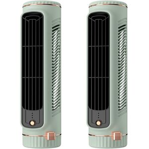 Tlily - 2X Automatic Remote Air Conditioner, usb Personal Air Conditioner Mini Conditioner with 3-Speed Electric Fan Green Tlily - 2X Automatic Remote Air Conditioner, usb Personal Air Conditioner Mini Conditioner with 3-Speed Electric Fan Green