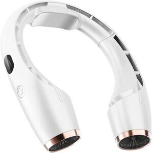 Tlily - 4000MAh Summer Neck Fan Portable Cooler Mini Electric Rechargeable Cooling Bladeless for Outdoor White Tlily - 4000MAh Summer Neck Fan Portable Cooler Mini Electric Rechargeable Cooling Bladeless for Outdoor White