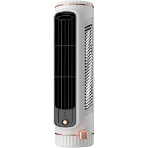 Tlily - Bladeless Tower Fan Desktop Air Cooler, Silent Office Fan, White Tlily - Bladeless Tower Fan Desktop Air Cooler, Silent Office Fan, White