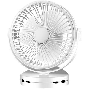 AOUGO Camping Fan Clip usb Fan 6-21 Hours Use 4 Speeds with led Lights and Tent Hook 360° Rotation Quiet Rechargeable Outdoor Table Fan(White,25x21x12.5cm) AOUGO Camping Fan Clip usb Fan 6-21 Hours Use 4 Speeds with led Lights and Tent Hook 360° Rotation Quiet Rechargeable Outdoor Table Fan(White,25x21x12.5cm)
