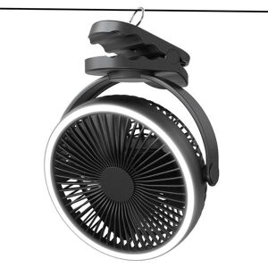 Ymyny - Camping Fan Clip, usb Fan, 6-21 Hours Use, 4 Speeds with led Lights and Tent Hook, 360° Rotation, Quiet Rechargeable Table Fan for Outdoor, Ymyny - Camping Fan Clip, usb Fan, 6-21 Hours Use, 4 Speeds with led Lights and Tent Hook, 360° Rotation, Quiet Rechargeable Table Fan for Outdoor,