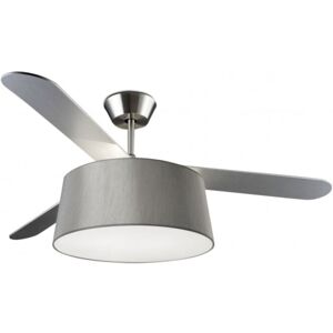 LEDS-C4 Belmont 132cm Reversible Ceiling Fan - Light Chrome LEDS-C4 Belmont 132cm Reversible Ceiling Fan - Light Chrome