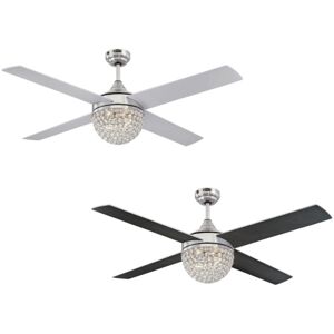 Westinghouse Ceiling fan Kelcie Nickel with light and remote Westinghouse Ceiling fan Kelcie Nickel with light and remote
