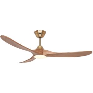 CASAFAN DC Ceiling Fan Eco Genuino Brass / Oak 152 LED CASAFAN DC Ceiling Fan Eco Genuino Brass / Oak 152 LED
