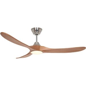 CasaFan BN-EM 152 Brushed Chrome Ceiling Fan - LED, 6 Speeds CasaFan BN-EM 152 Brushed Chrome Ceiling Fan - LED, 6 Speeds