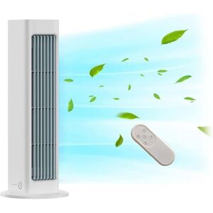 TLILY Desk Tower Fan, Portable Small Table Fans That Blow Cold Air, Adjustable 3 Speed, Personal Quiet Cooling Bladeless Fan TLILY Desk Tower Fan, Portable Small Table Fans That Blow Cold Air, Adjustable 3 Speed, Personal Quiet Cooling Bladeless Fan