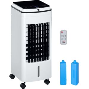 HOMCOM 3-in-1 Portable Air Cooler with 4L Water Tank 7.5H Timer, Remote White HOMCOM 3-in-1 Portable Air Cooler with 4L Water Tank 7.5H Timer, Remote White
