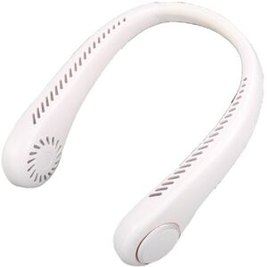 Tlily - Mini Neck Fan Portable Bladeless Hanging 1200MAh usb Rechargeable Air Cooler 3 Speed Summer Sports Fan-A Tlily - Mini Neck Fan Portable Bladeless Hanging 1200MAh usb Rechargeable Air Cooler 3 Speed Summer Sports Fan-A