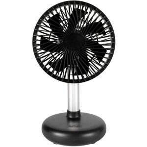 Tlily - Mini Oscillating Fan usb Rechargeable Portable Battery-Operated Table with 4 Speed Levels Desk for Outdoor Black Tlily - Mini Oscillating Fan usb Rechargeable Portable Battery-Operated Table with 4 Speed Levels Desk for Outdoor Black