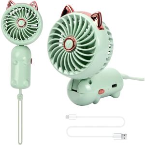 HÉLOISE Mini Portable Fan, USB Handheld Fan, Rechargeable Pocket Fan, Battery Operated Fan, Quiet Foldable Fan with 3 Wind Speeds for Office Table Travel HÉLOISE Mini Portable Fan, USB Handheld Fan, Rechargeable Pocket Fan, Battery Operated Fan, Quiet Foldable Fan with 3 Wind Speeds for Office Table Travel