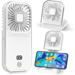 SJQKA Mini Portable usb Rechargeable Fan, Quiet, Ideal for Office, Home, Outdoor and Sleeping (White) SJQKA Mini Portable usb Rechargeable Fan, Quiet, Ideal for Office, Home, Outdoor and Sleeping (White)