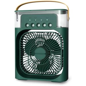 Tlily - Portable Air Conditioner Personal Desktop 5-Hole Cooing Rechargeable Quiet Table Fan for Home Office Bedroom-B Tlily - Portable Air Conditioner Personal Desktop 5-Hole Cooing Rechargeable Quiet Table Fan for Home Office Bedroom-B