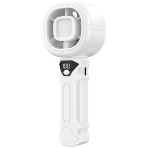 Tlily - Portable Handheld Fan,Personal Fan with Digital Display,3 Wind Speeds,3000mAh Battery usb Rechargeable White Tlily - Portable Handheld Fan,Personal Fan with Digital Display,3 Wind Speeds,3000mAh Battery usb Rechargeable White