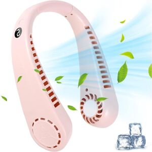 HÉLOISE Portable Neck Fan, Quiet Rechargeable usb Fan with 5 Speeds and led Display, Mini Hands-Free Bladeless Portable Fan, 360° Adjustable, for Travel, HÉLOISE Portable Neck Fan, Quiet Rechargeable usb Fan with 5 Speeds and led Display, Mini Hands-Free Bladeless Portable Fan, 360° Adjustable, for Travel,
