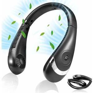 XINUY Portable Neck Fan - usb Neck Fan Rechargeable 5000mAh Battery, Foldable Headphones Necklace Fan with led Power Display for Travel Camping XINUY Portable Neck Fan - usb Neck Fan Rechargeable 5000mAh Battery, Foldable Headphones Necklace Fan with led Power Display for Travel Camping
