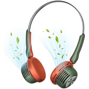 TLILY Portable Neck Fan,Bladeless Fan,USB Rechargeable Wearable Cooling Personal Fan,5 Speeds Adjustable Strong Wind Fan Green TLILY Portable Neck Fan,Bladeless Fan,USB Rechargeable Wearable Cooling Personal Fan,5 Speeds Adjustable Strong Wind Fan Green