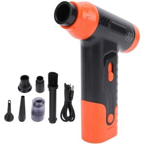 Tlily - Portable Stepless Speed Duster Mini Handheld Fan Rechargeable Turbo for Deep Cleaning and Dust Removal Black Tlily - Portable Stepless Speed Duster Mini Handheld Fan Rechargeable Turbo for Deep Cleaning and Dust Removal Black