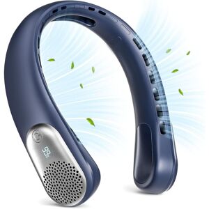 SJQKA Usb Rechargeable Portable Neck Fan, led Display, 360° Cooling, Bladeless, 3600mAh, 3 Adjustable Speeds, for Women, Travel, Gifts, Home, Office, Men SJQKA Usb Rechargeable Portable Neck Fan, led Display, 360° Cooling, Bladeless, 3600mAh, 3 Adjustable Speeds, for Women, Travel, Gifts, Home, Office, Men