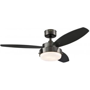 Westinghouse Ceiling fan Alloy Gun Metal 105cm / 42' with light Westinghouse Ceiling fan Alloy Gun Metal 105cm / 42' with light