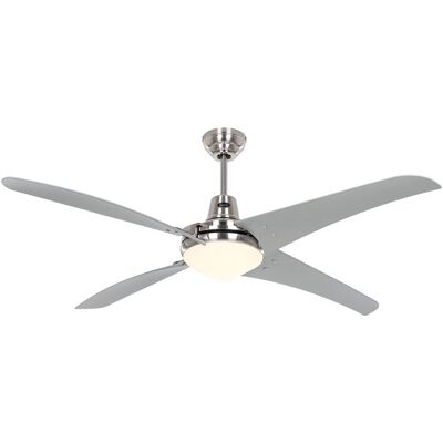 CasaFan Mirage Ceiling Fan - Remote, 142cm, Silver Grey CasaFan Mirage Ceiling Fan - Remote, 142cm, Silver Grey