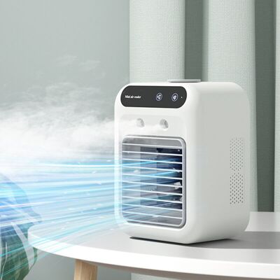 SJQKA Portable Water Cooled Air Conditioner, Evaporative Cooler, 500ml, Long Lasting Spray Cooling Fan for Home, Office, rv, Low Energy Consumption SJQKA Portable Water Cooled Air Conditioner, Evaporative Cooler, 500ml, Long Lasting Spray Cooling Fan for Home, Office, rv, Low Energy Consumption