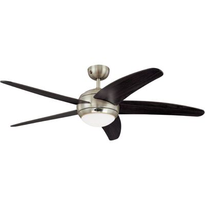 Westinghouse Ceiling Fan Bendan Chrome with Light and Remote Westinghouse Ceiling Fan Bendan Chrome with Light and Remote