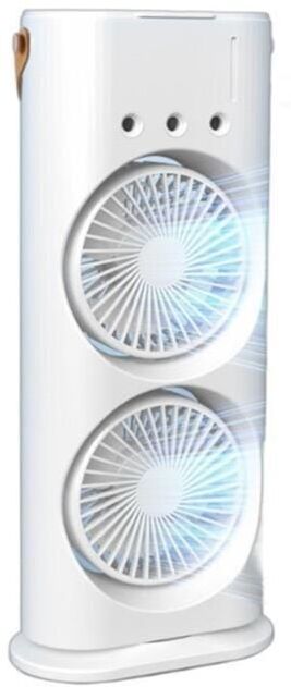 TLILY Portable Air Cooling Fan Rechargeable Misting Tower with Remote Control Evaporative Conditioner for Bedroom